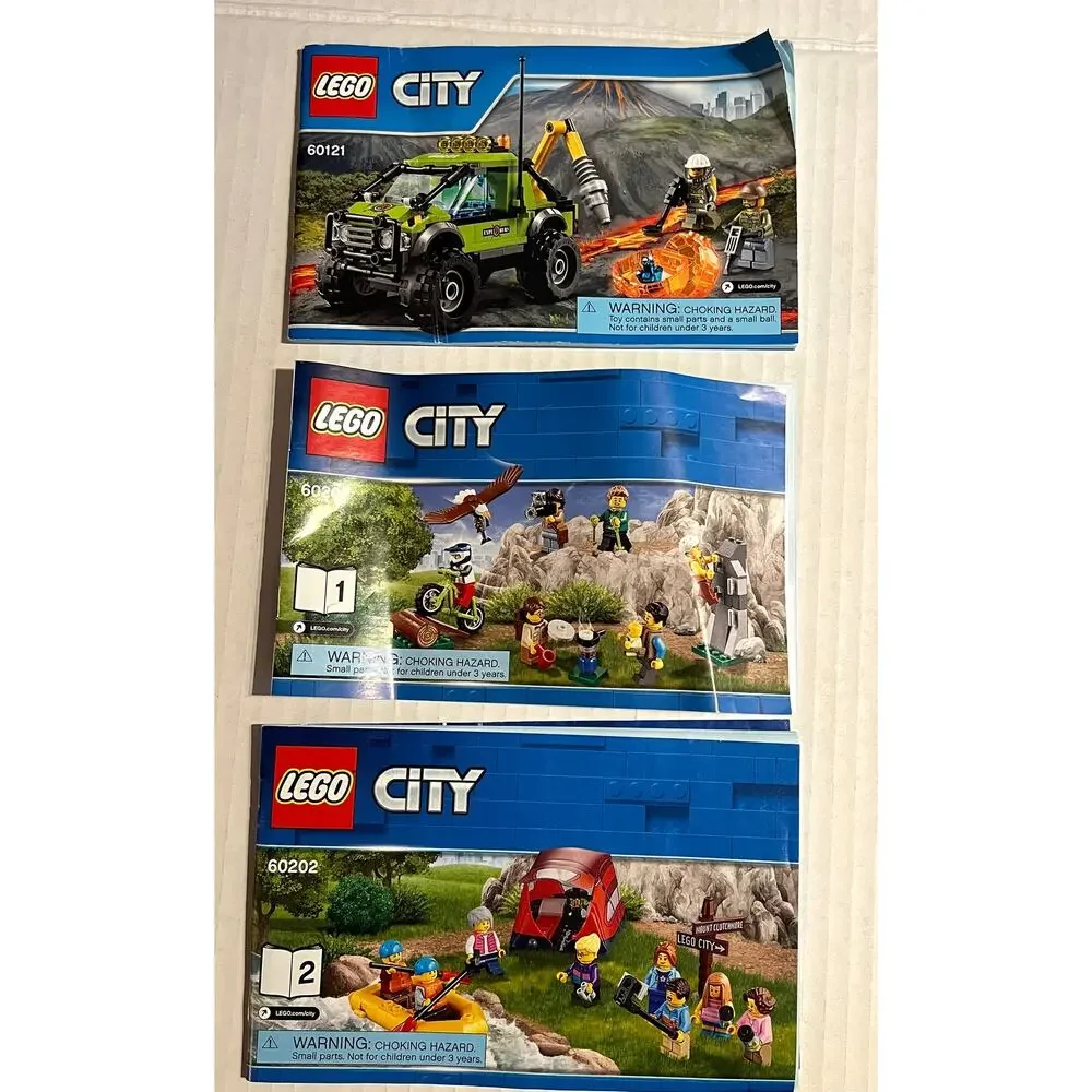 LOT of LEGO CITY Instruction Manuals ONLY (no legos) Lot #7